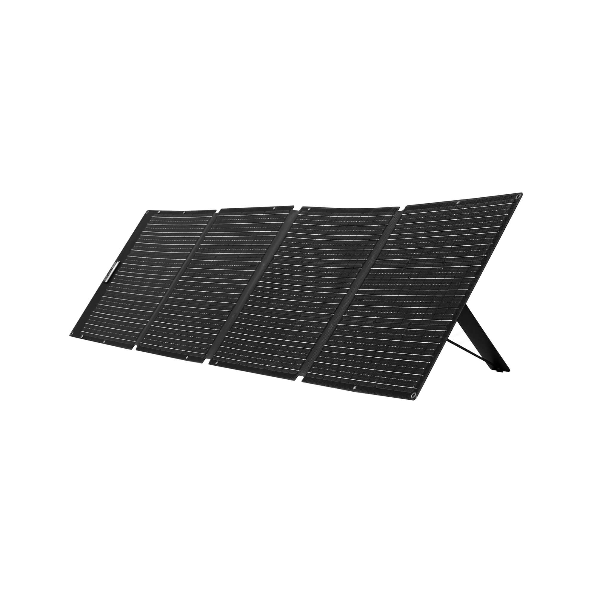 ALLPOWERS SE200 200W solar panel featuring durable ETFE lamination and high-speed output ports for reliable outdoor power.