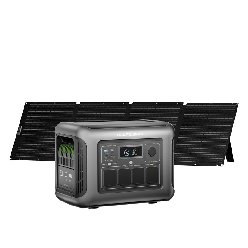 ALLPOWERS R1500 Lite+SE200 Solar Generator Kit